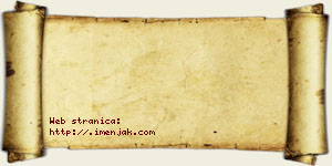 Hana Zakić vizit kartica